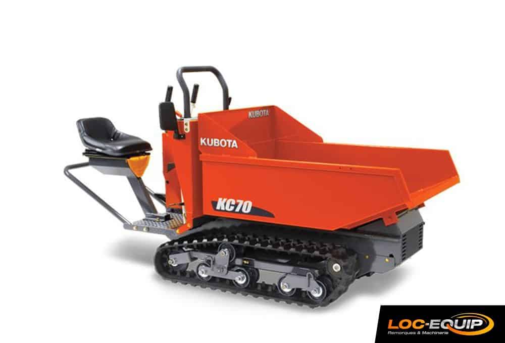 Track Carrier - Transporteur sur chenilles Kubota KC-70