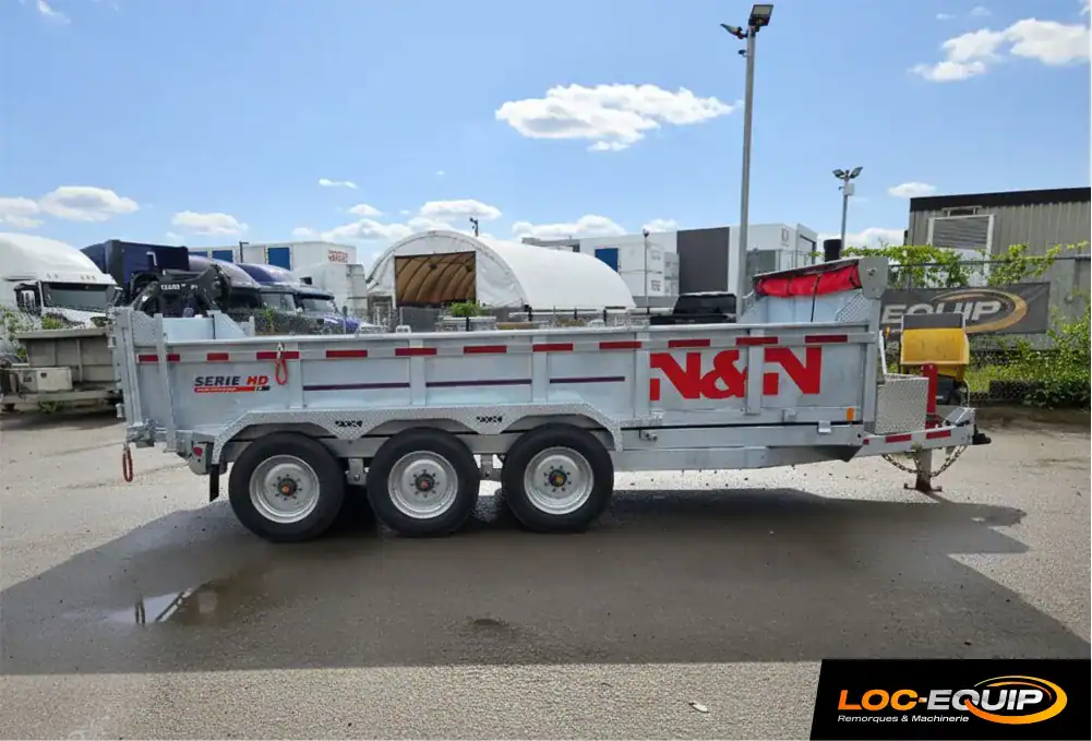 remorque a benne basculante | Dumper Trailer